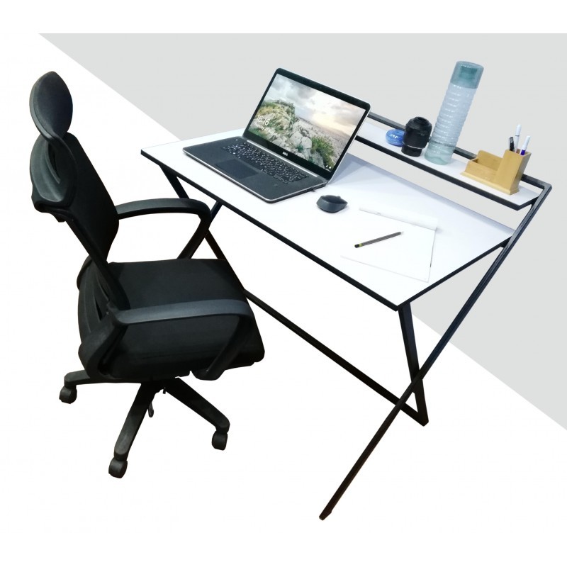 PORTABLE STUDY TABLE FOLDING WHITE (CT-OT-029-S-W) | ComputerTable.pk