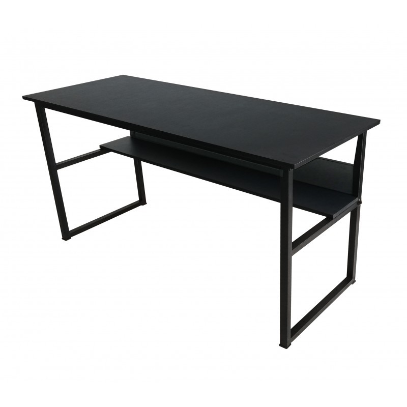 PORTABLE COMPUTER STUDY TABLE WITH BOOK SHELF (CT-OT-043) BLACK ...