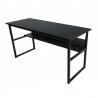 COMPUTER STUDY TABLE WITH BOOK SHELF (CT-OT-043) BLACK FOR SALE ONLINE IN PAKISTAN