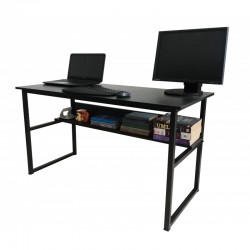 COMPUTER STUDY TABLE WITH BOOK SHELF (CT-OT-043) BLACK FOR SALE ONLINE IN PAKISTAN